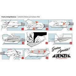 Jenzi Fishing Knife / Fish Scaler -Sportex Verkäufe angelmesser fischschupper 2