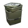 Trakker - 13 Liter Olive Square Container -Sportex Verkäufe trakker 13 liter olive square container